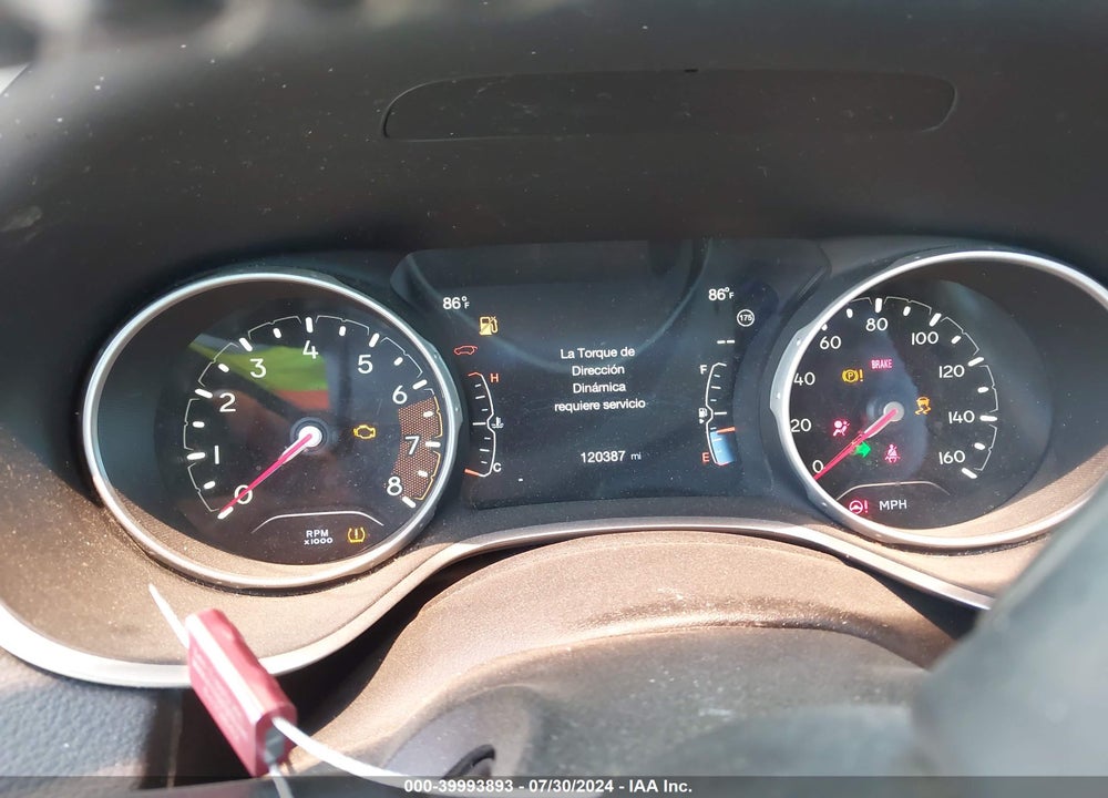 2018 JEEP COMPASS LATITUDE FWD VIN: 3C4NJCBB2JT212972