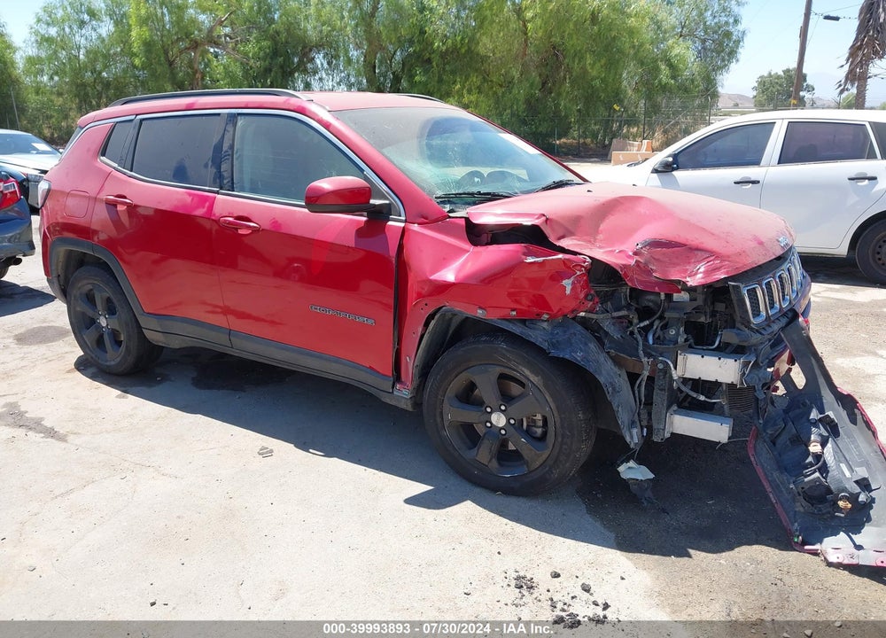 2018 JEEP COMPASS LATITUDE FWD VIN: 3C4NJCBB2JT212972