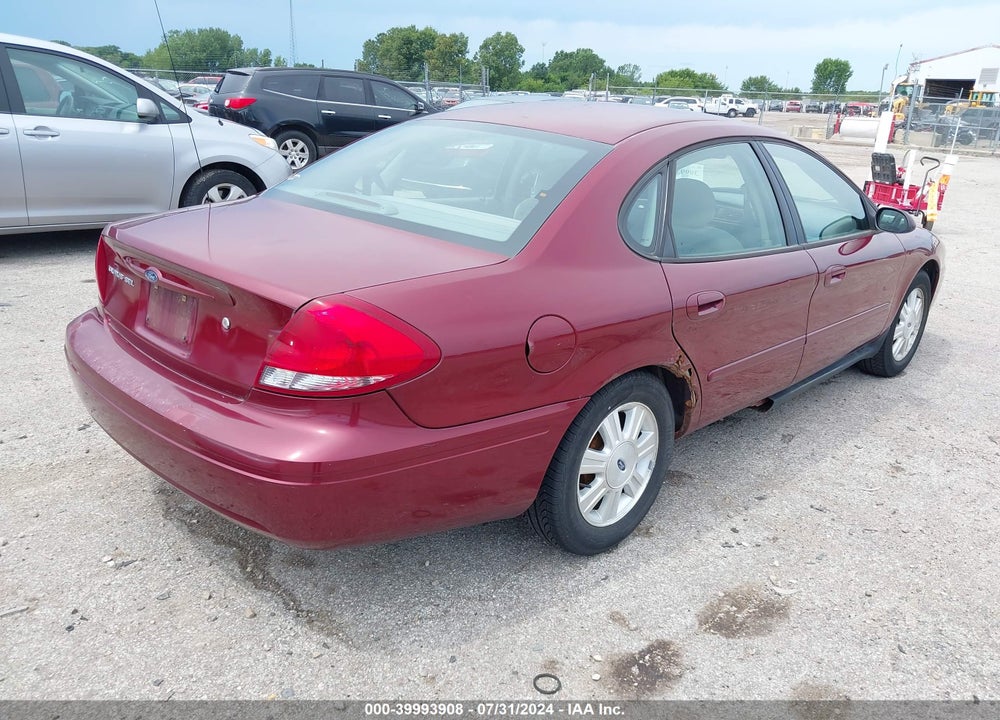 2007 FORD TAURUS SEL VIN: 1FAHP56U07A138346
