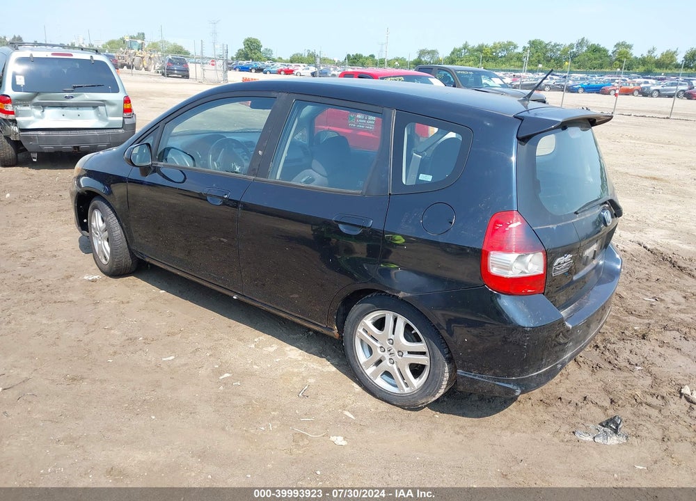 2008 HONDA FIT SPORT VIN: JHMGD38608S012872