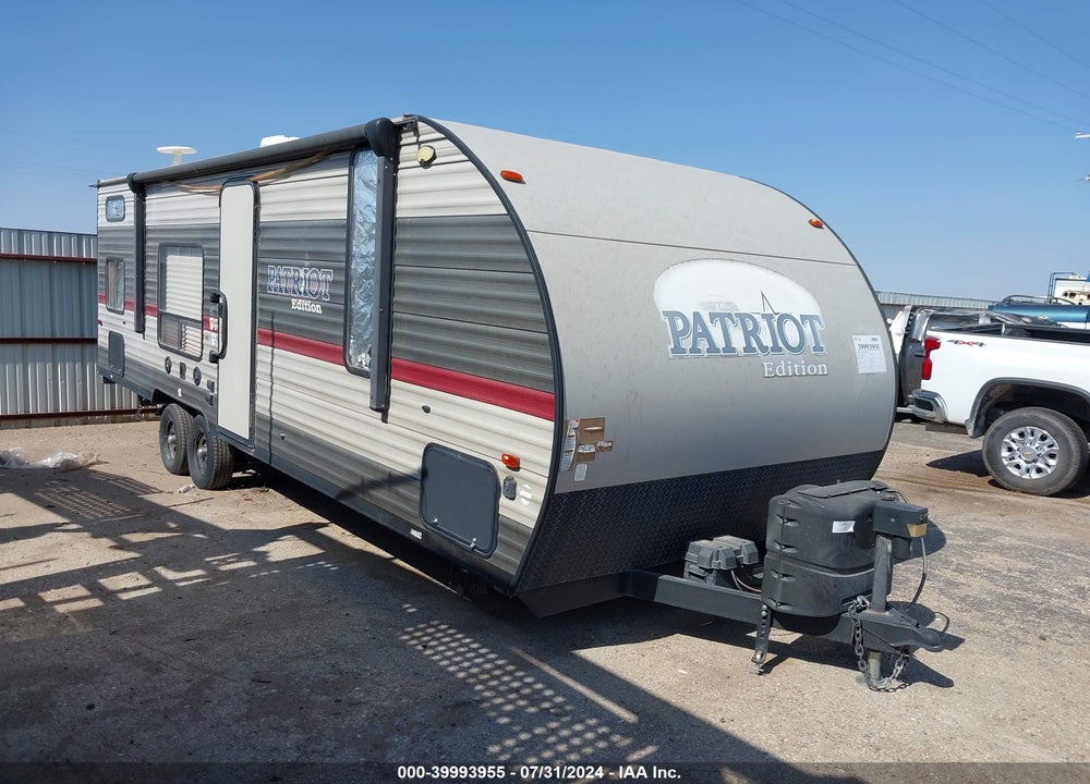 2019 FOREST RIVER CHEROKE PATRIOT 26 DJSE VIN: 4X4TCKB28KK054081