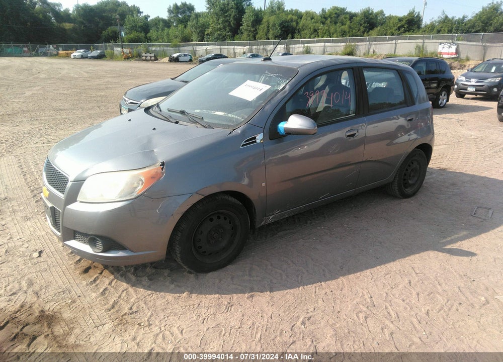 2009 CHEVROLET AVEO LT VIN: KL1TD66E99B626775