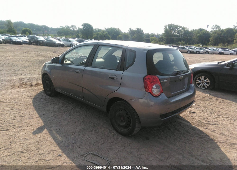 2009 CHEVROLET AVEO LT VIN: KL1TD66E99B626775