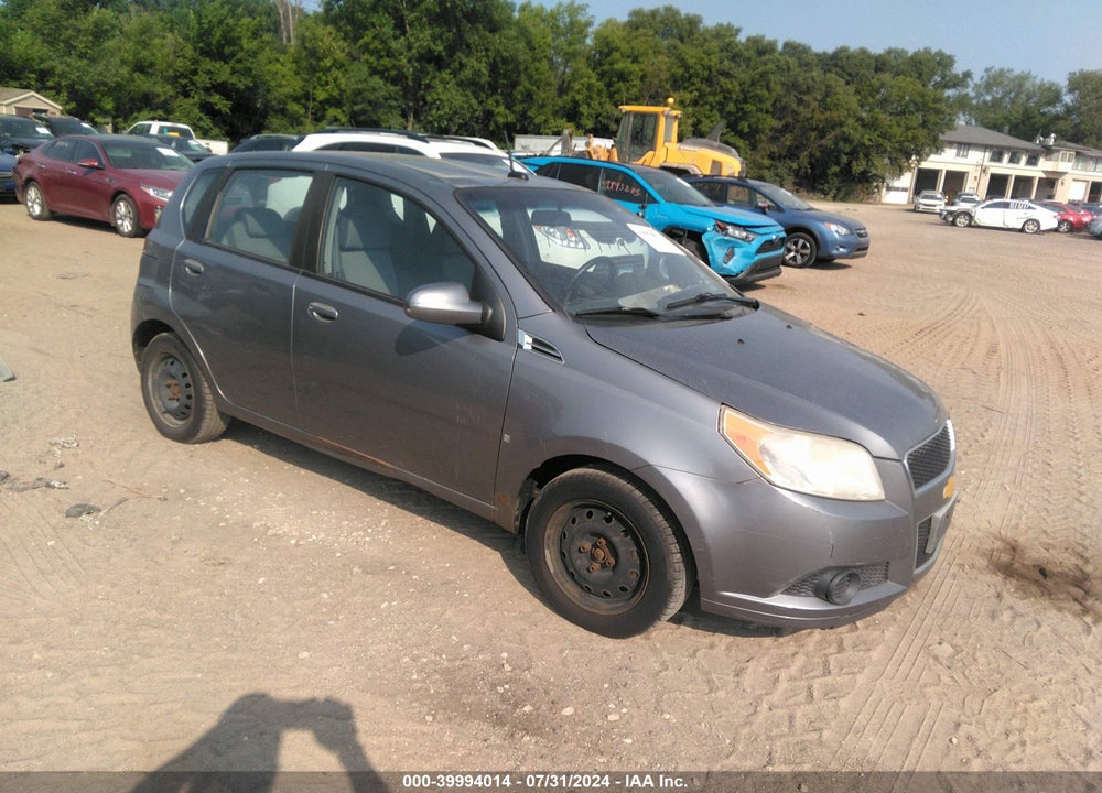 2009 CHEVROLET AVEO LT VIN: KL1TD66E99B626775
