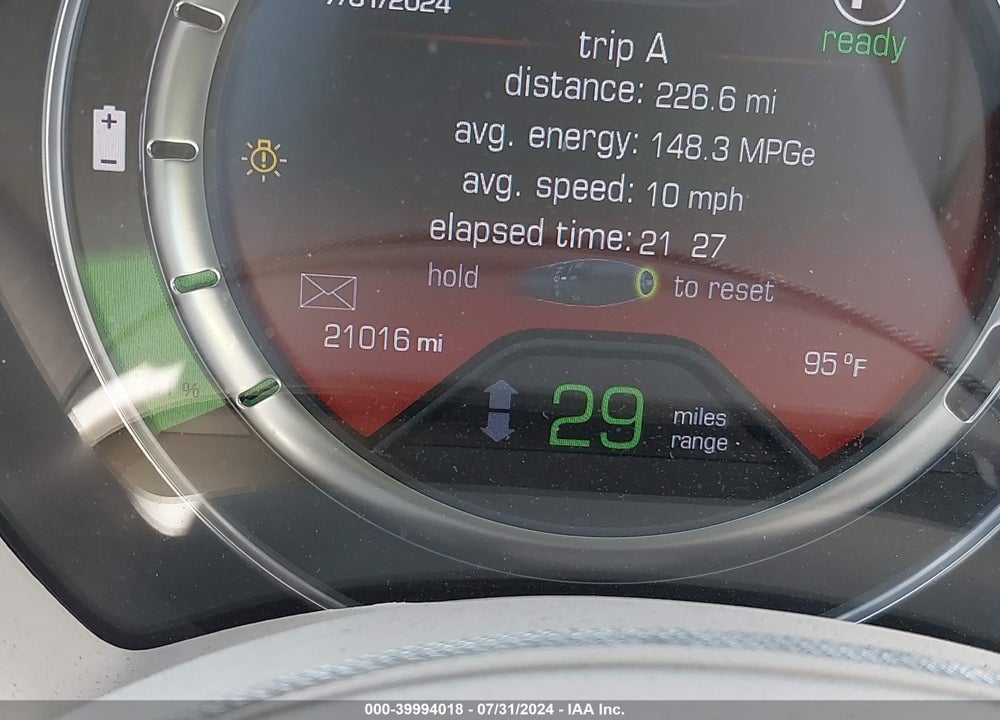 2018 FIAT 500E BATTERY ELECTRIC VIN: 3C3CFFGE8JT466784