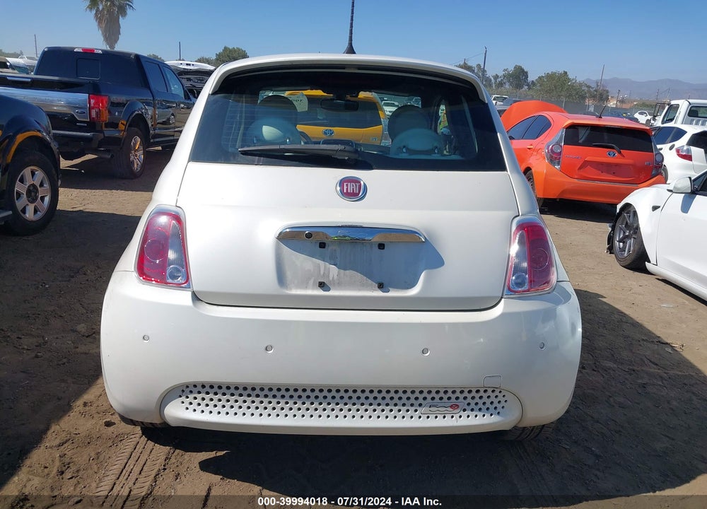 2018 FIAT 500E BATTERY ELECTRIC VIN: 3C3CFFGE8JT466784