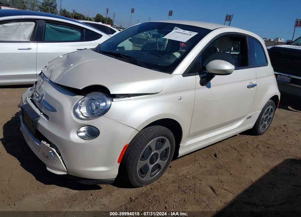2018 FIAT 500E BATTERY ELECTRIC VIN: 3C3CFFGE8JT466784