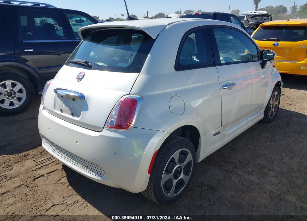 2018 FIAT 500E BATTERY ELECTRIC VIN: 3C3CFFGE8JT466784