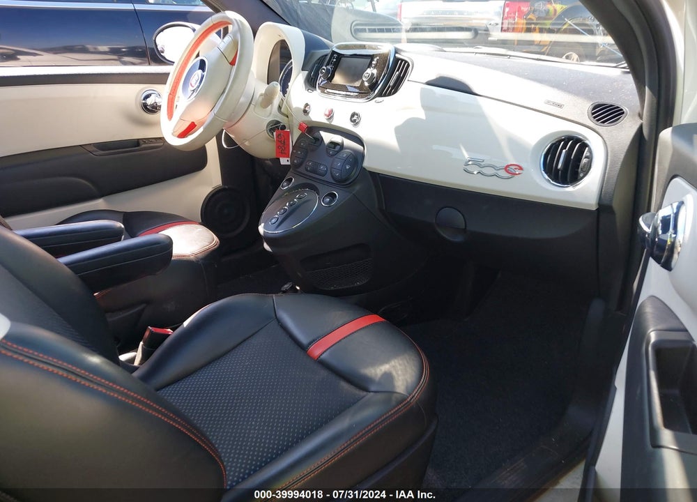 2018 FIAT 500E BATTERY ELECTRIC VIN: 3C3CFFGE8JT466784