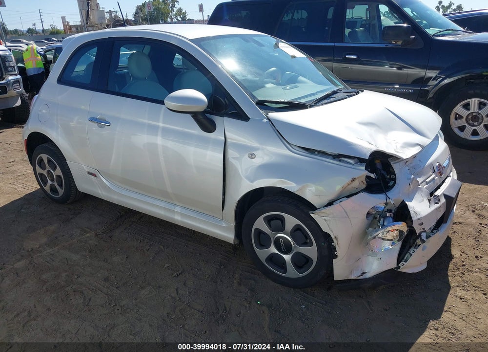 2018 FIAT 500E BATTERY ELECTRIC VIN: 3C3CFFGE8JT466784
