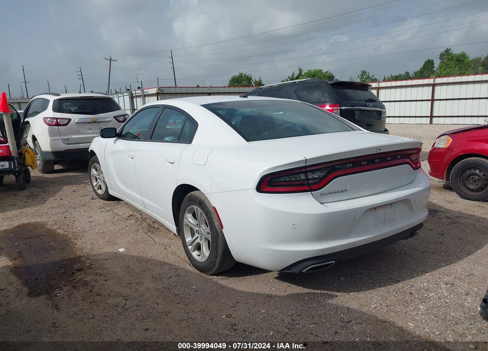 2022 DODGE CHARGER SXT RWD VIN: 2C3CDXBG9NH169400