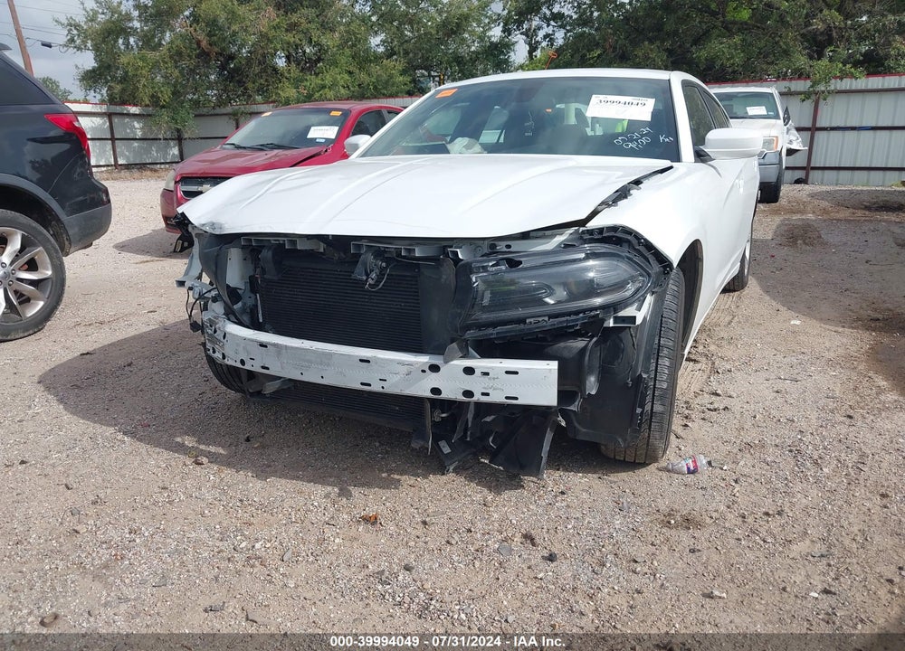 2022 DODGE CHARGER SXT RWD VIN: 2C3CDXBG9NH169400