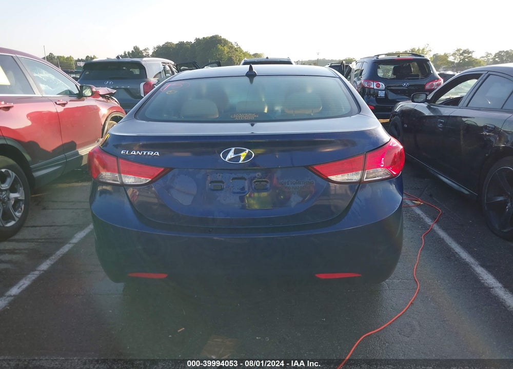 2013 HYUNDAI ELANTRA GLS VIN: 5NPDH4AE4DH262415