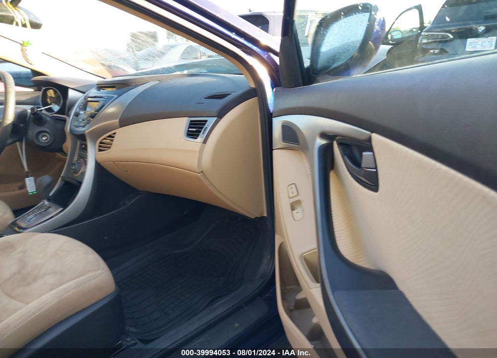 2013 HYUNDAI ELANTRA GLS VIN: 5NPDH4AE4DH262415
