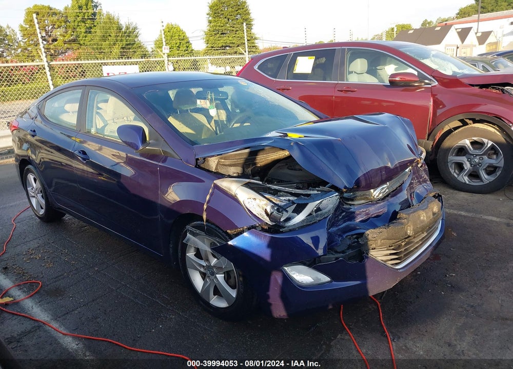 2013 HYUNDAI ELANTRA GLS VIN: 5NPDH4AE4DH262415