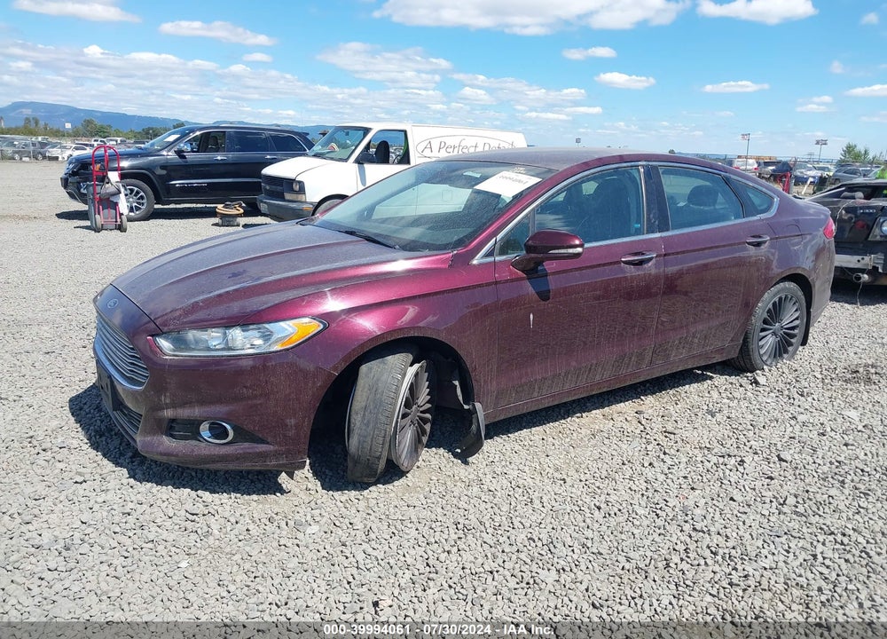 2013 FORD FUSION TITANIUM VIN: 3FA6P0D99DR144916