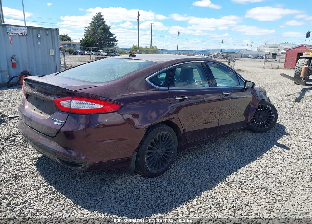 2013 FORD FUSION TITANIUM VIN: 3FA6P0D99DR144916