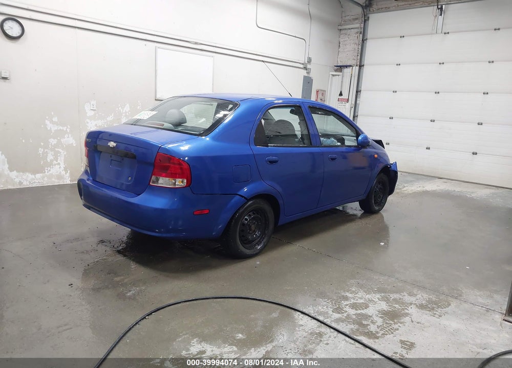 2004 CHEVROLET AVEO VIN: KL1TD52664B193692