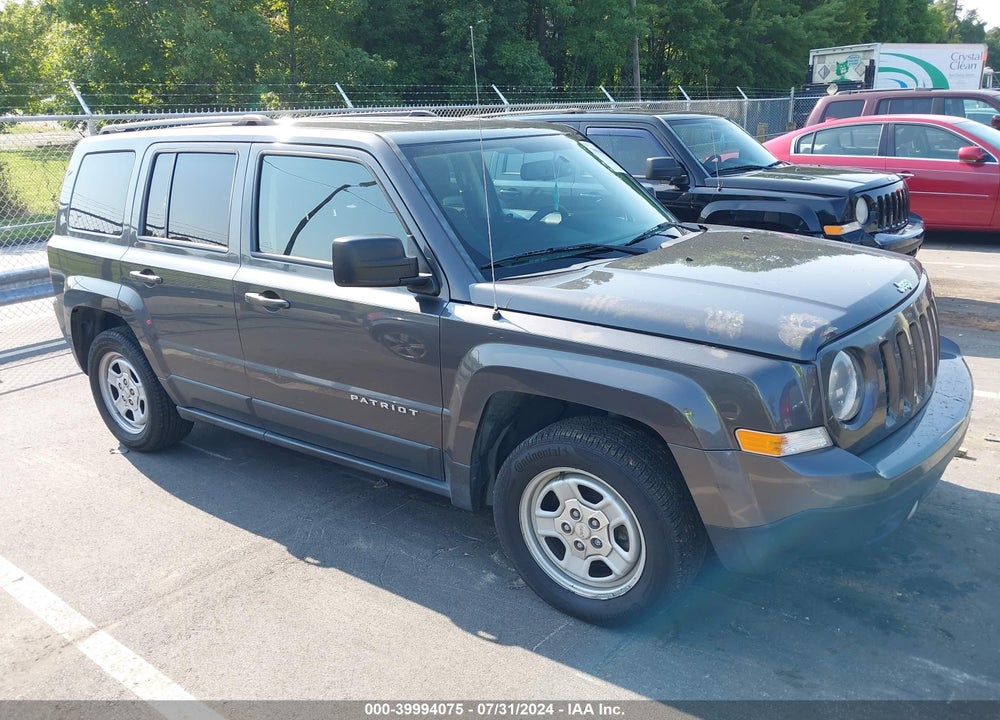 2016 JEEP PATRIOT SPORT VIN: 1C4NJPBB2GD575763