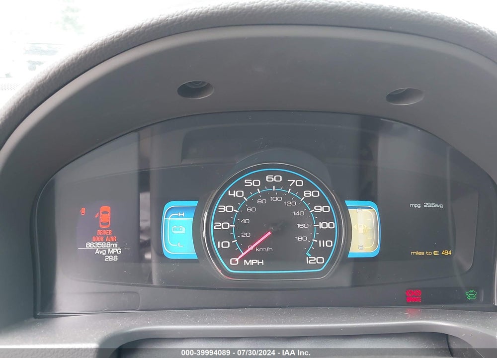 2011 FORD FUSION HYBRID VIN: 3FADP0L32BR224513