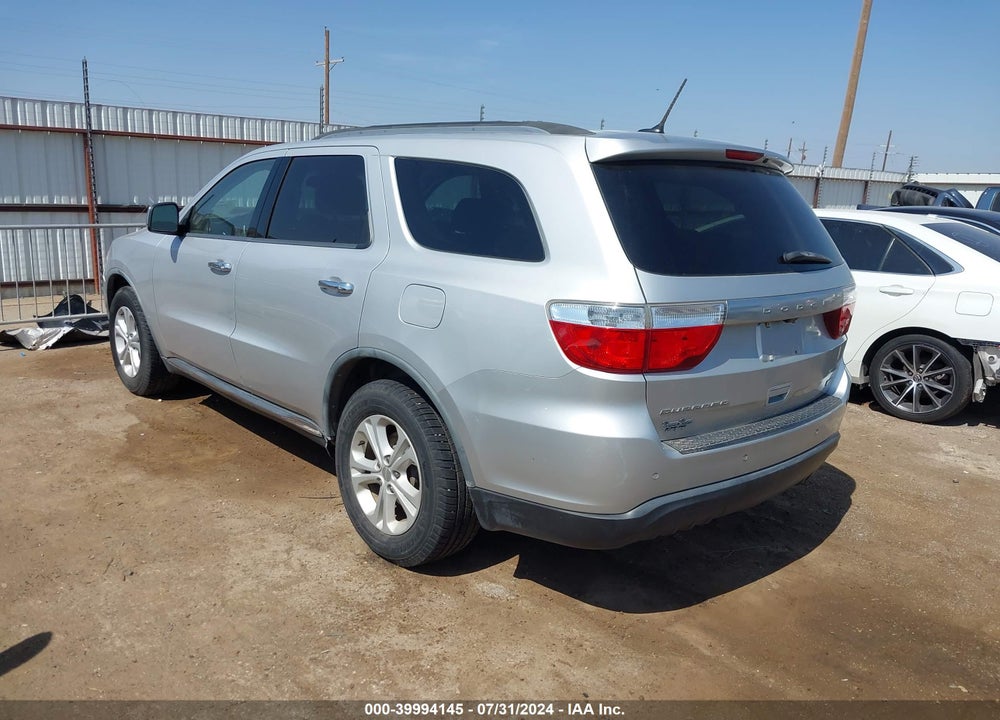 2011 DODGE DURANGO CREW VIN: 1D4RD4GGXBC731853
