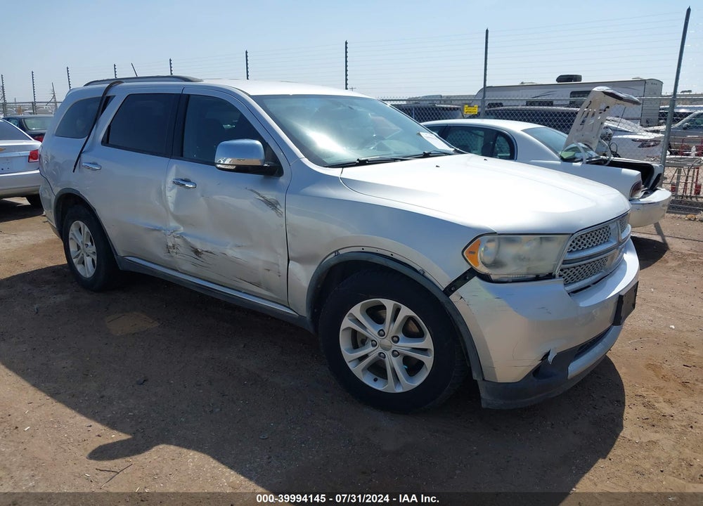 2011 DODGE DURANGO CREW VIN: 1D4RD4GGXBC731853