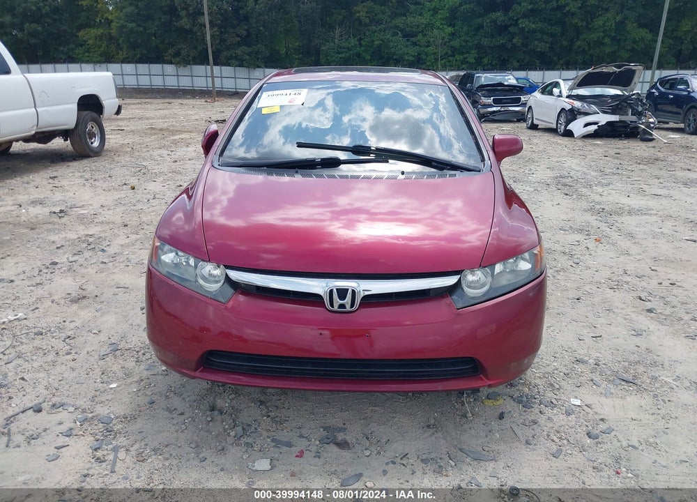 2006 HONDA CIVIC EX VIN: 1HGFA16876L074535