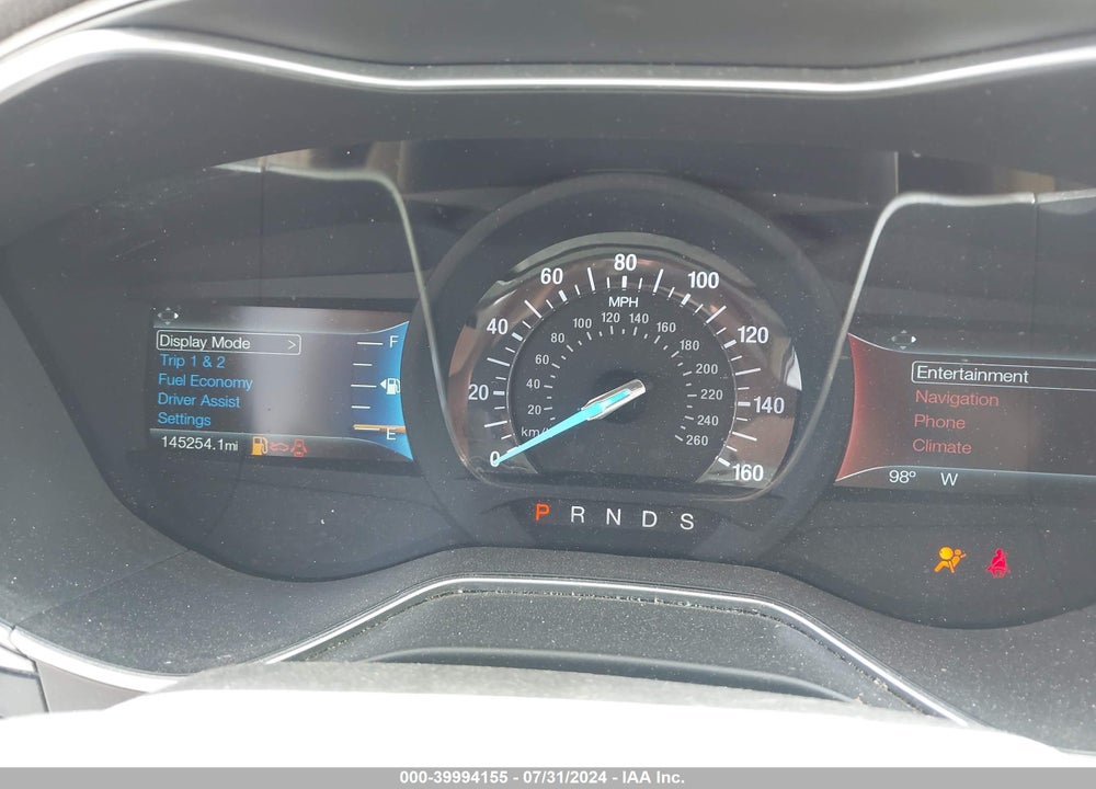 2016 FORD FUSION SE VIN: 3FA6P0HDXGR143342