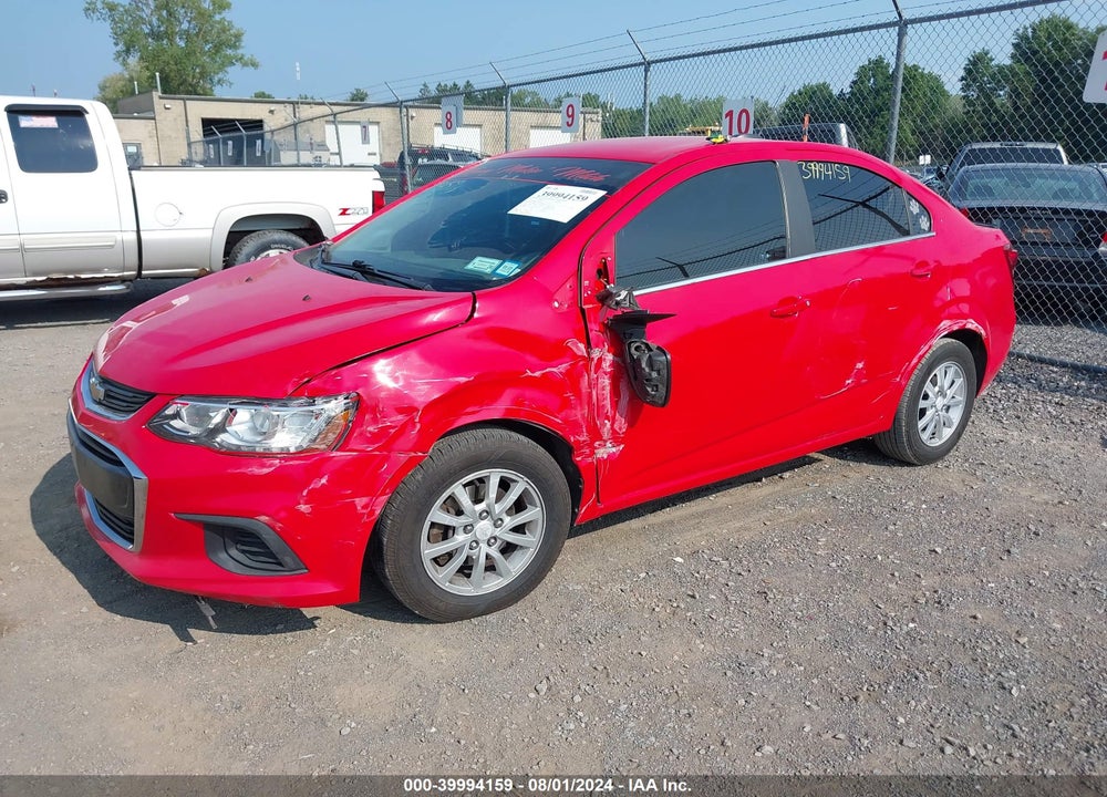 2017 CHEVROLET SONIC LT AUTO VIN: 1G1JD5SH4H4105274
