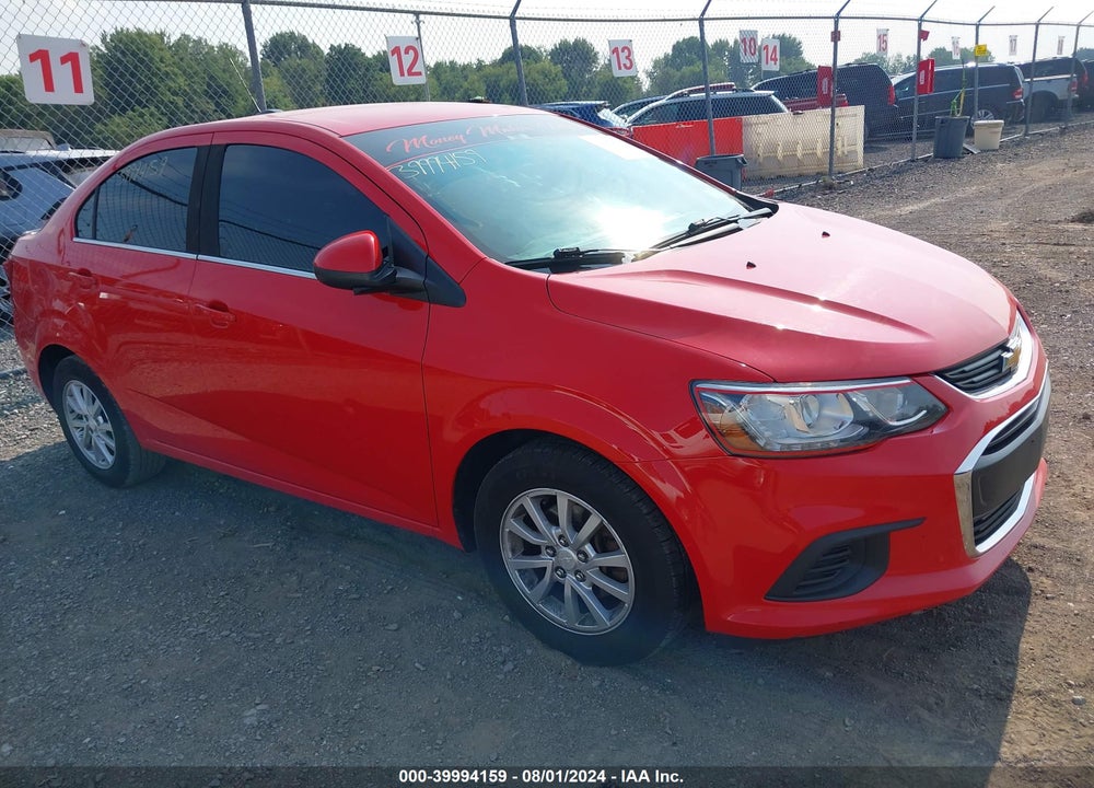 2017 CHEVROLET SONIC LT AUTO VIN: 1G1JD5SH4H4105274