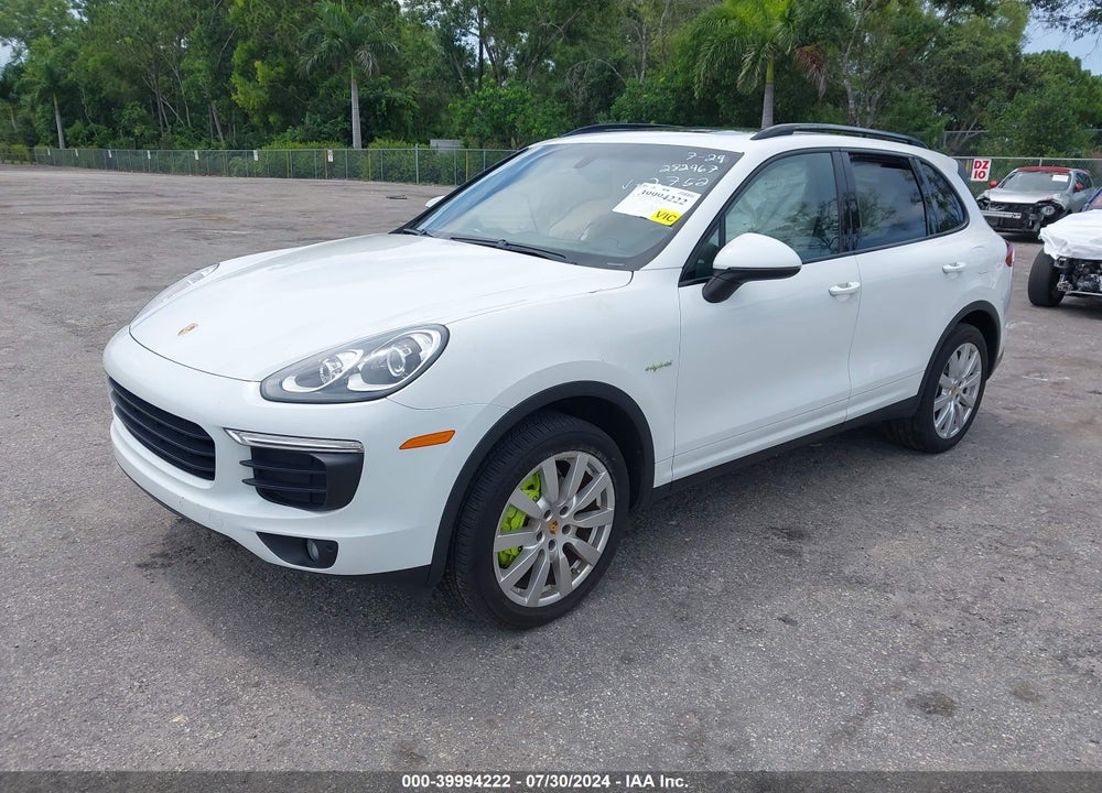 2016 PORSCHE CAYENNE E-HYBRID S VIN: WP1AE2A22GLA62752
