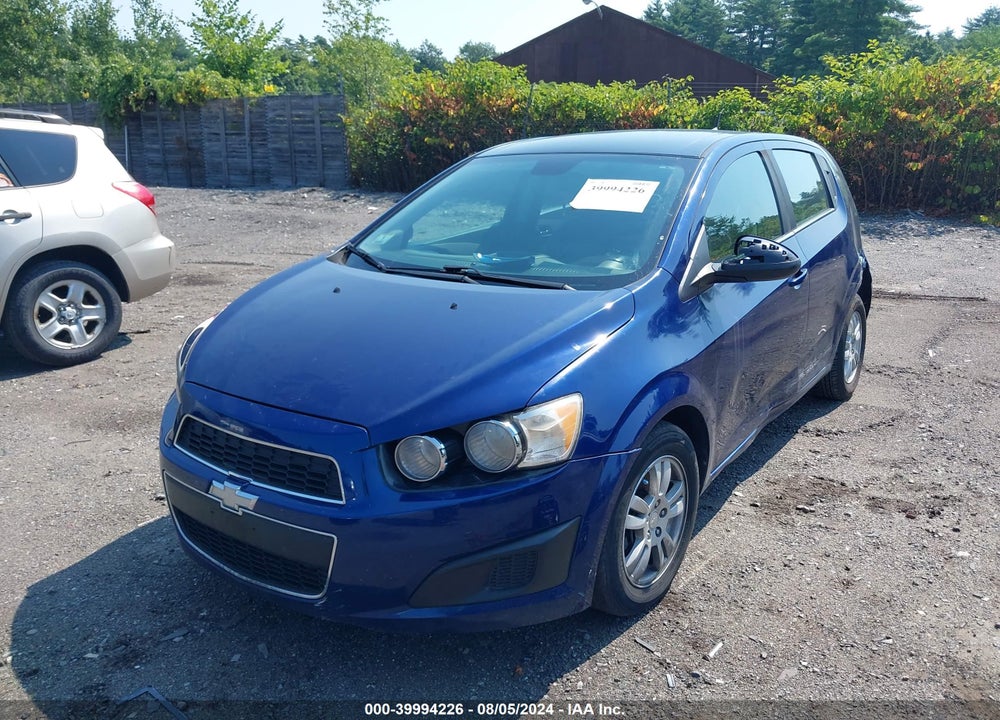 2013 CHEVROLET SONIC LT AUTO VIN: 1G1JC6SB5D4111941