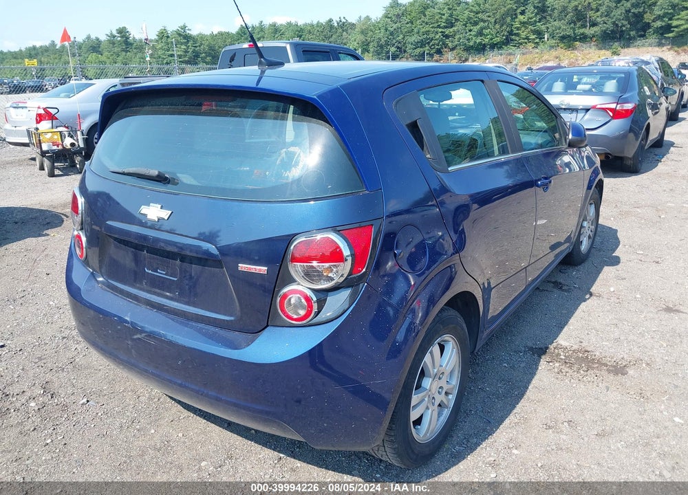 2013 CHEVROLET SONIC LT AUTO VIN: 1G1JC6SB5D4111941