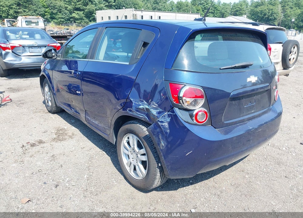 2013 CHEVROLET SONIC LT AUTO VIN: 1G1JC6SB5D4111941