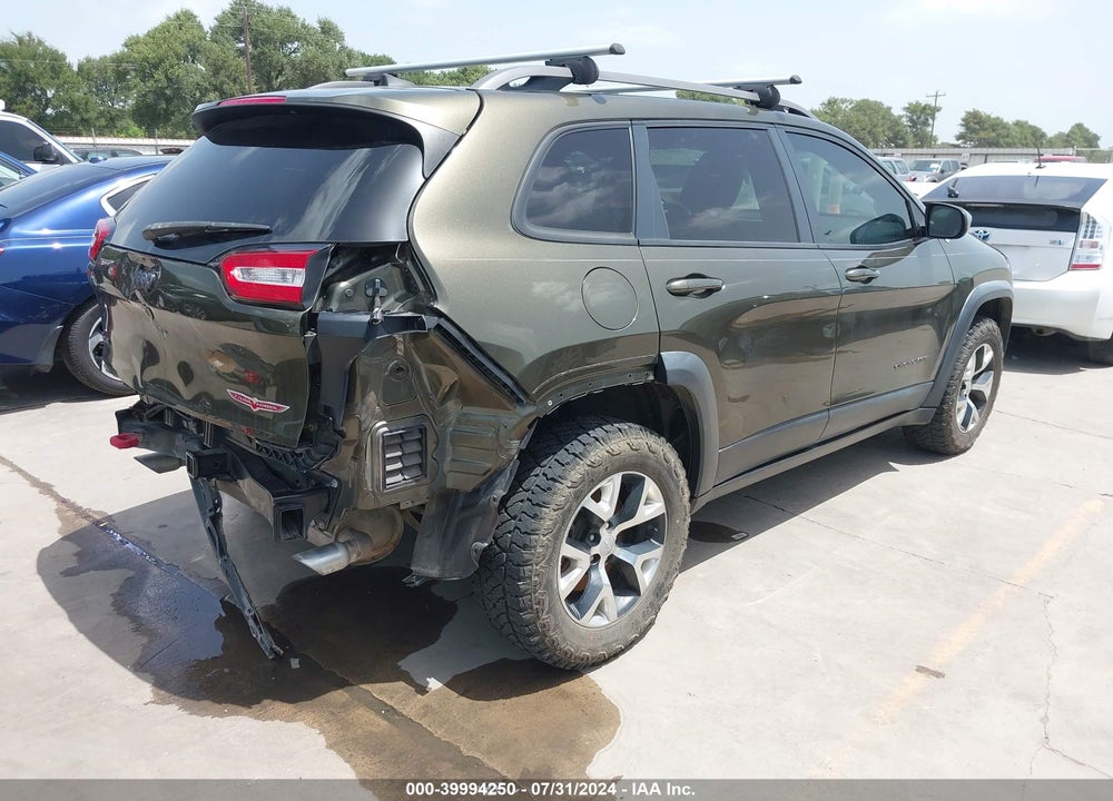 2016 JEEP CHEROKEE TRAILHAWK VIN: 1C4PJMBS2GW156324