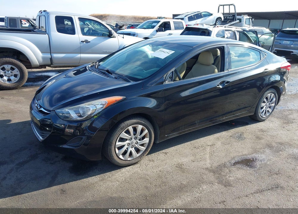 2013 HYUNDAI ELANTRA GLS VIN: 5NPDH4AE2DH225931