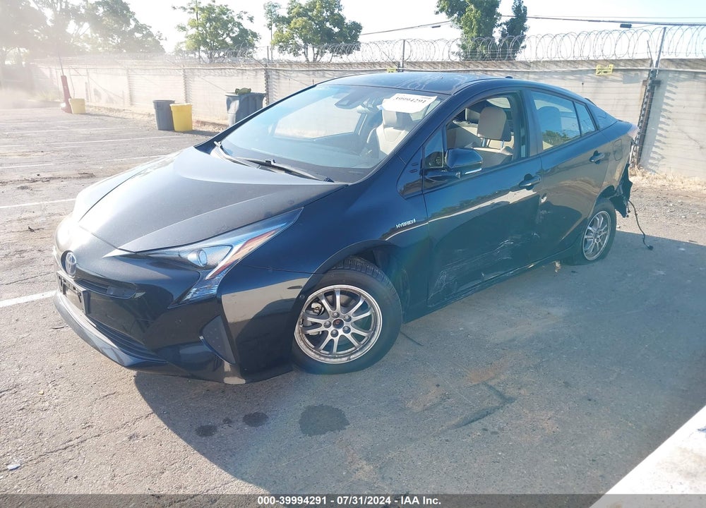 2017 TOYOTA PRIUS TWO VIN: JTDKBRFUXH3048262