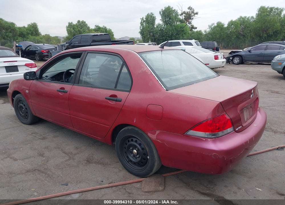 2006 MITSUBISHI LANCER ES/SE VIN: JA3AJ26E56U070917
