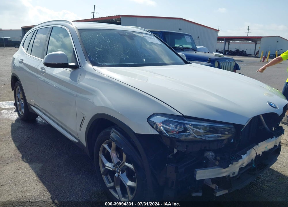 2022 BMW X3 SDRIVE30I VIN: 5UX43DP01N9M75857