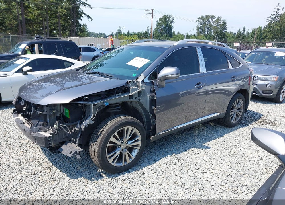 2013 LEXUS RX 350 F-SPORT VIN: JTJBK1BA6D2456431