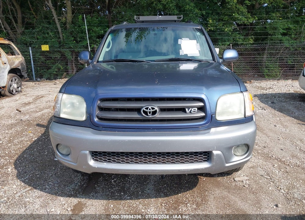 2002 TOYOTA SEQUOIA SR5 V8 VIN: 5TDZT34A02S083514
