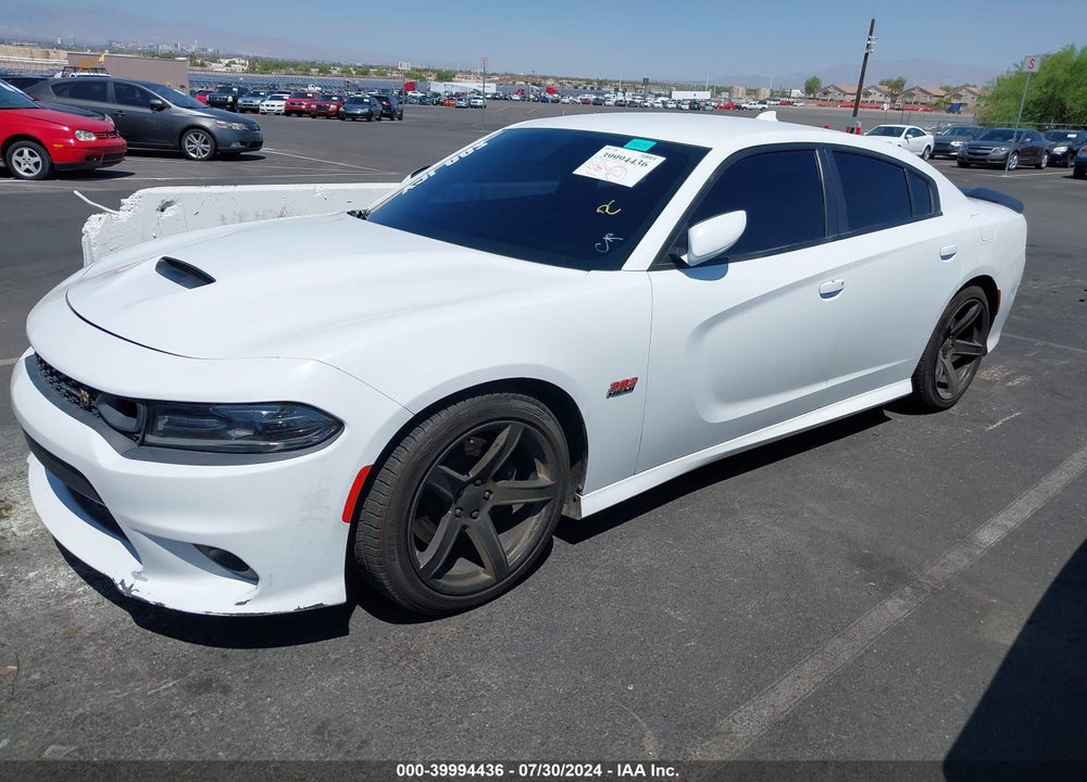 2019 DODGE CHARGER SCAT PACK RWD VIN: 2C3CDXGJ9KH545299
