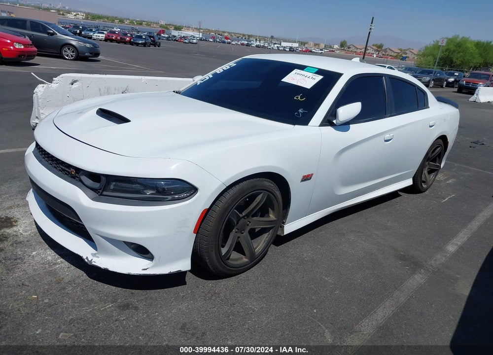 2019 DODGE CHARGER SCAT PACK RWD VIN: 2C3CDXGJ9KH545299