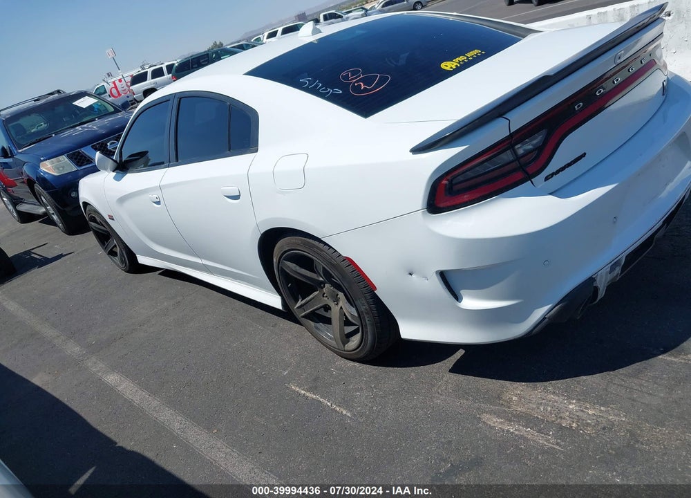 2019 DODGE CHARGER SCAT PACK RWD VIN: 2C3CDXGJ9KH545299