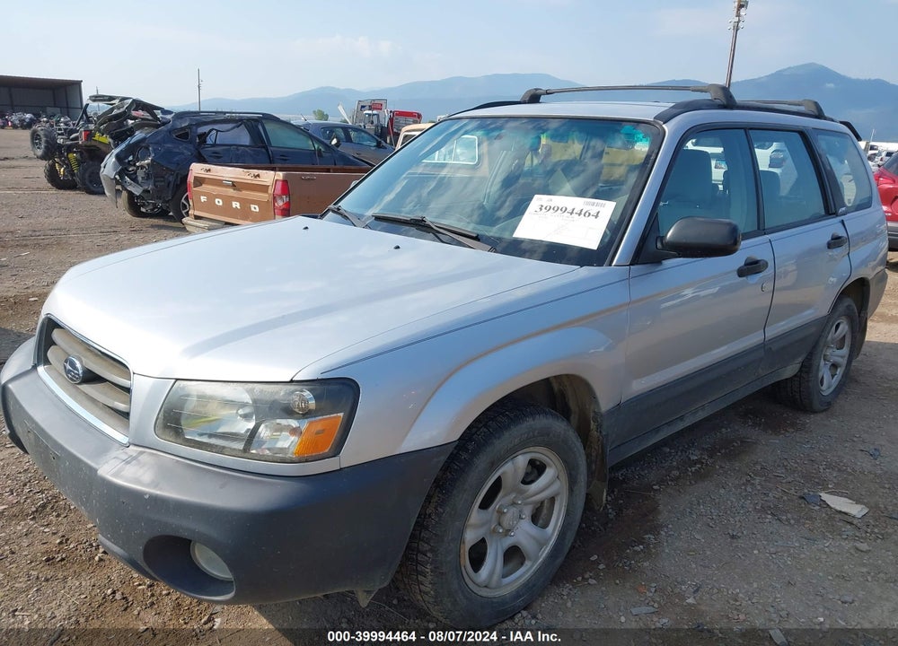 2003 SUBARU FORESTER X VIN: JF1SG63673G760211