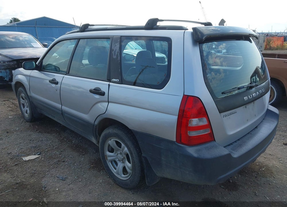 2003 SUBARU FORESTER X VIN: JF1SG63673G760211