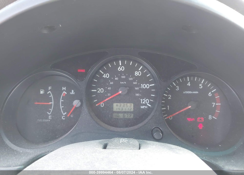 2003 SUBARU FORESTER X VIN: JF1SG63673G760211