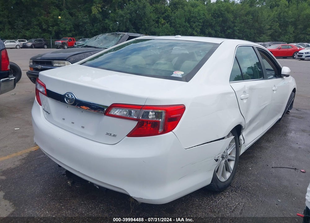 2012 TOYOTA CAMRY XLE VIN: 4T4BF1FK4CR255660