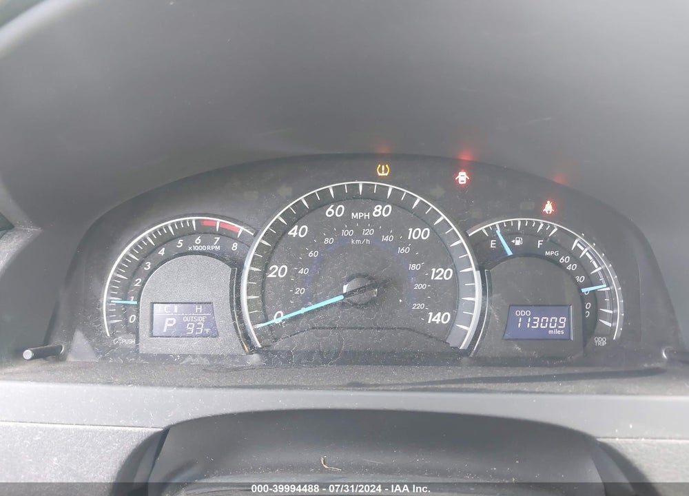 2012 TOYOTA CAMRY XLE VIN: 4T4BF1FK4CR255660