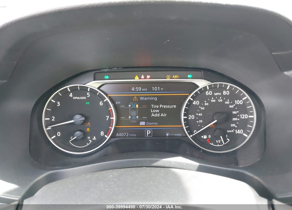 2022 NISSAN ALTIMA SV FWD VIN: 1N4BL4DV1NN395092